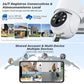 Caméra De Surveillance WiFi PTZ Solaire 4 MP