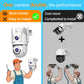Caméra PTZ Extérieure WiFi Double Objectif 4K